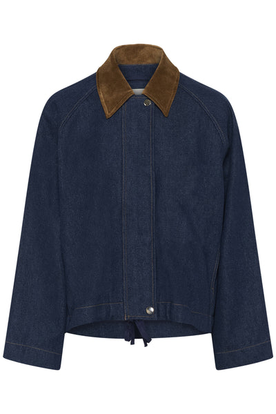 SLJannine Jacket Dark Blue Denim - 301728 - 30409017 Thumbnail