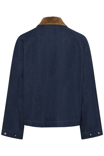 SLJannine Jacket Dark Blue Denim - 301728 - 30409017 Thumbnail