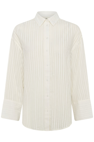 SLBianca Shirt LS Broken White - 111001 - 30409037 Thumbnail