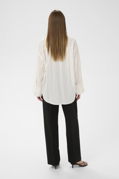 SLBianca Shirt LS Broken White - 111001 - 30409037 Thumbnail