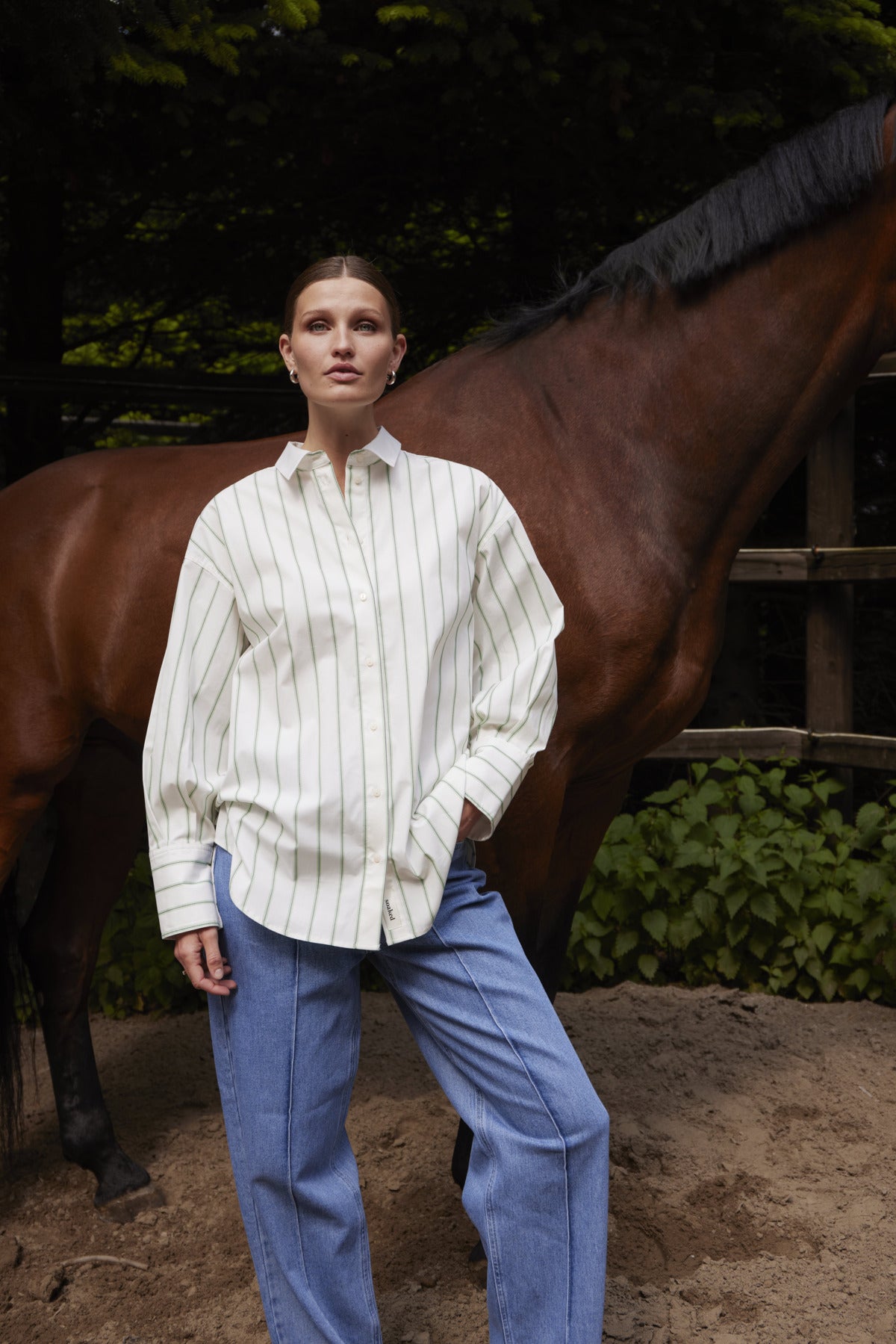 SLBianca Shirt LS Broken White - 111001 - 30409037