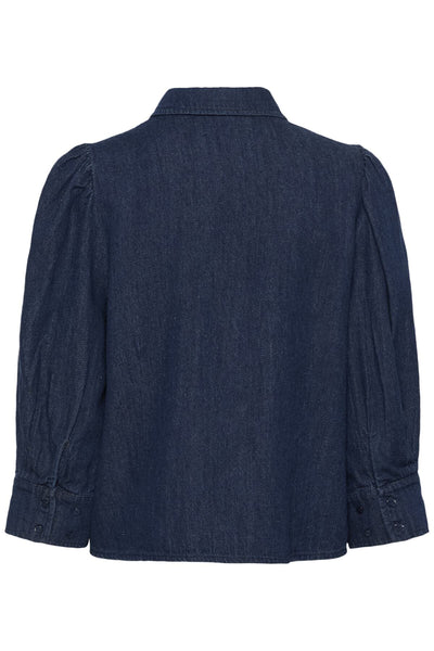 SLChaman Hella Shirt Dark Blue Denim - 301728 - 30409038 Thumbnail