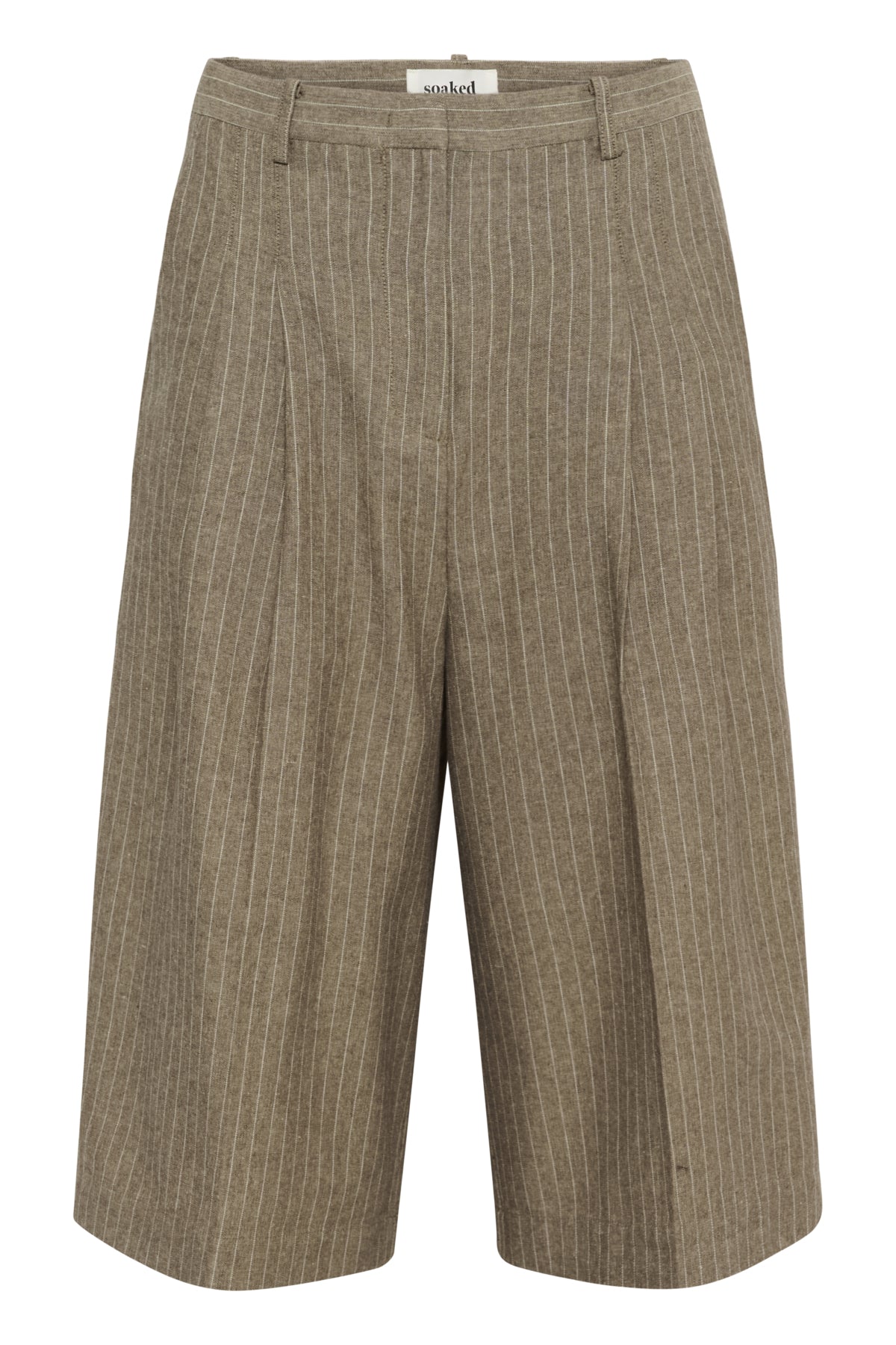 SLGinevra Malika Shorts Cappucino Pin Stripe - 304684 - 30409040