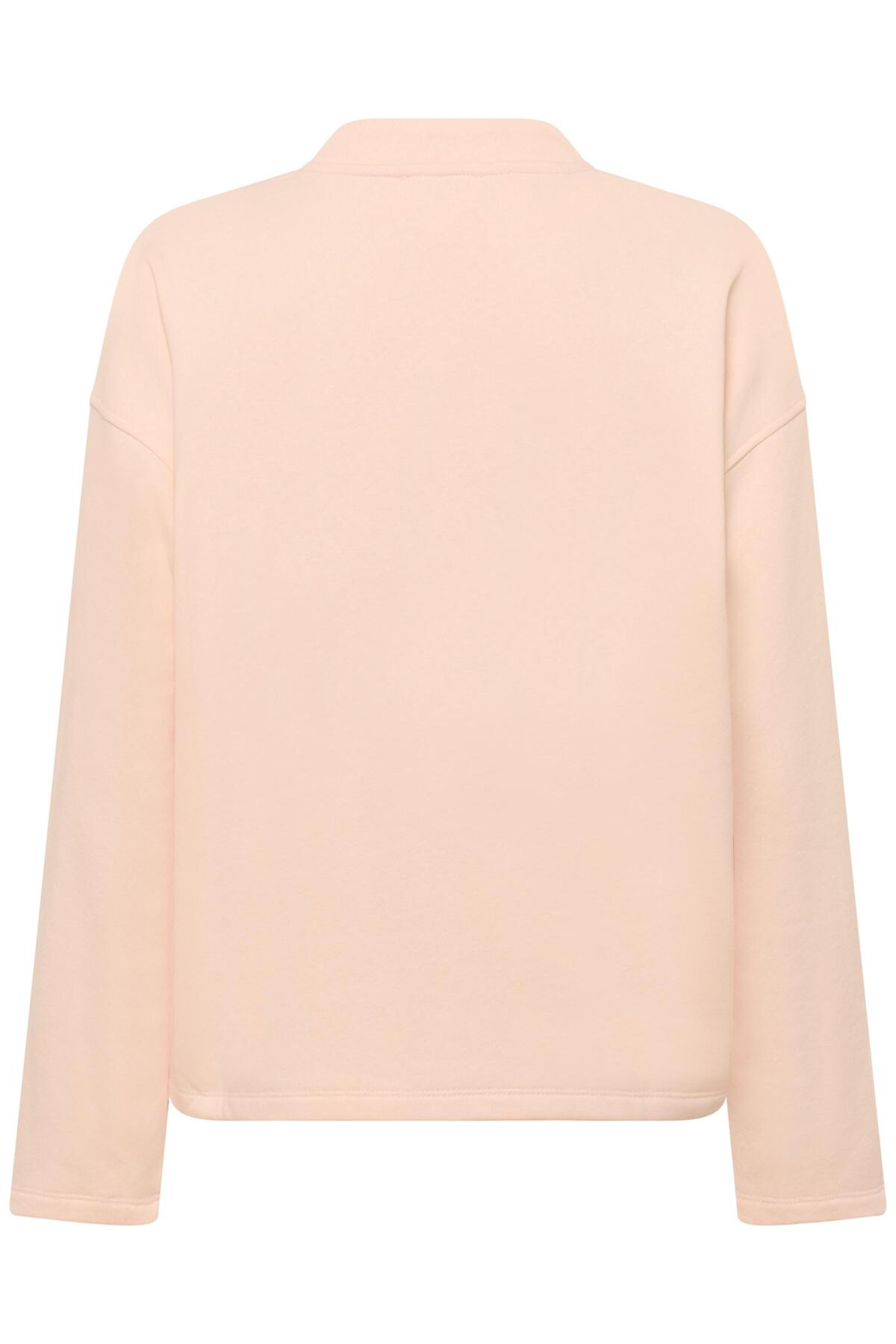SLRolanda V-Neck Sweatshirt Pearl Blush - 121207 - 30409045