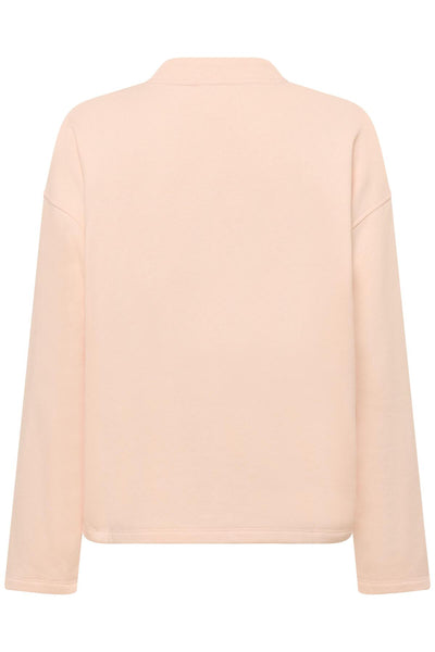 SLRolanda V-Neck Sweatshirt Pearl Blush - 121207 - 30409045 Thumbnail