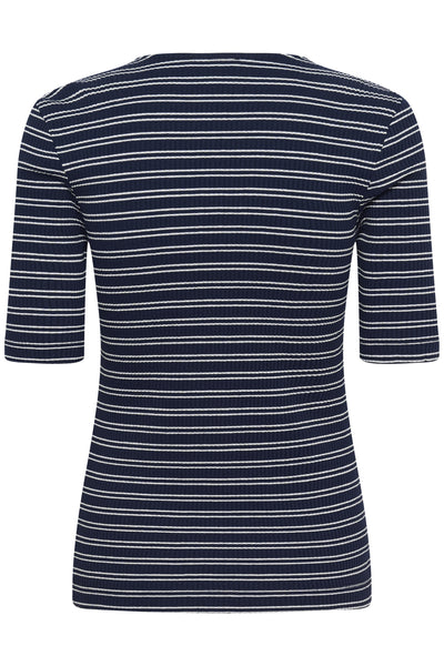 SLSimone Striped Tee India Ink Stripe - 304705 - 30409050 Thumbnail