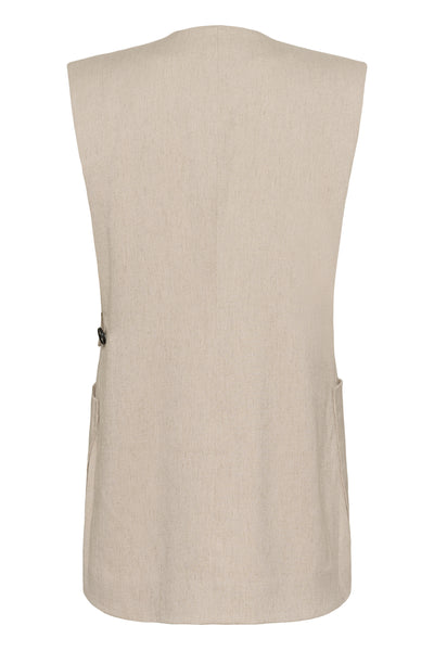 SLSofia Waistcoat White Pepper - 151307 - 30409059 Thumbnail