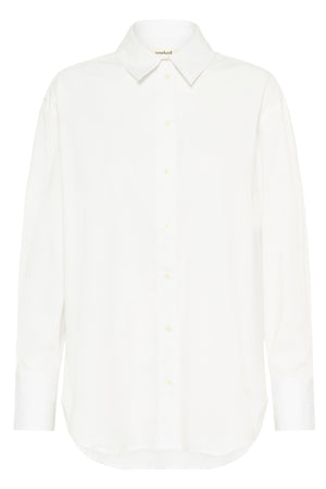 SLNoelle Poplin Shirt LS Bright White - 110601 - 30409104