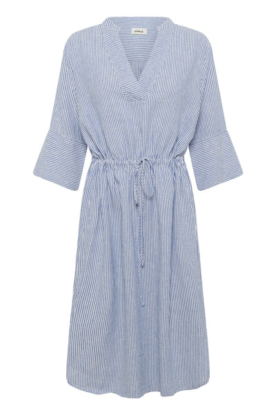 SLAria Dress Regatta and White Stripe - 304 - 30409128 Thumbnail