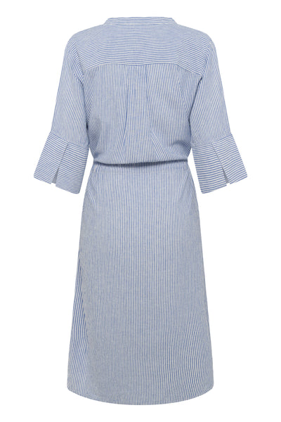 SLAria Dress Regatta and White Stripe - 304 - 30409128 Thumbnail