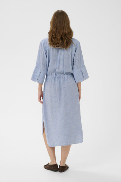 SLAria Dress Regatta and White Stripe - 304 - 30409128 Thumbnail