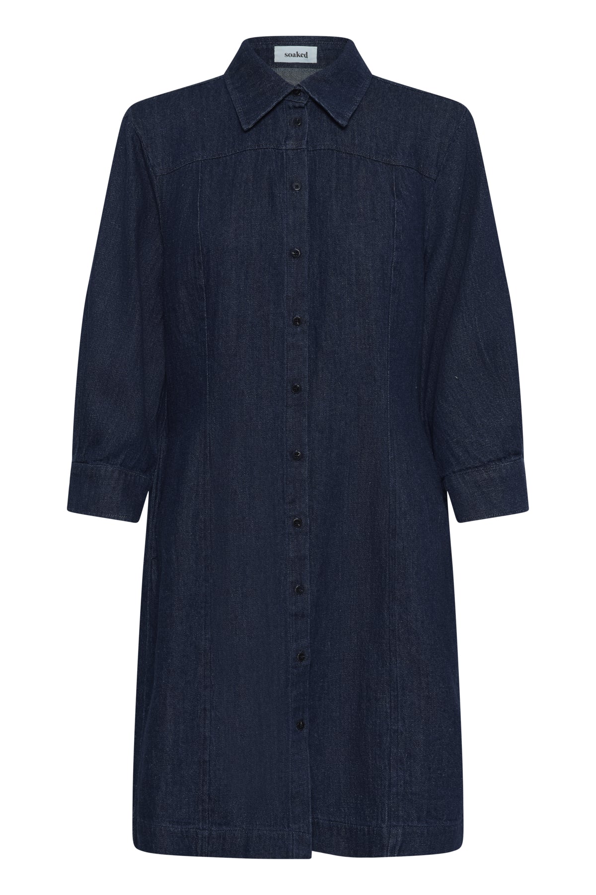 SLChaman Short Dress Dark Blue Denim - 301728 - 30409131