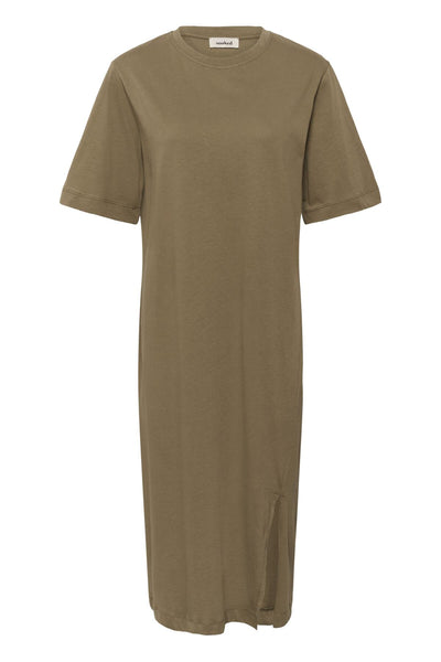 SLAeve Slit Dress Dusky Green - 170517 - 30409171 Thumbnail
