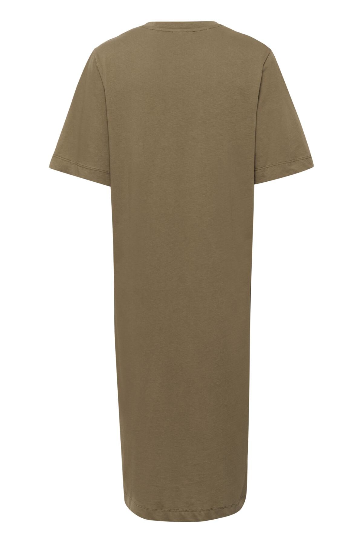 SLAeve Slit Dress Dusky Green - 170517 - 30409171