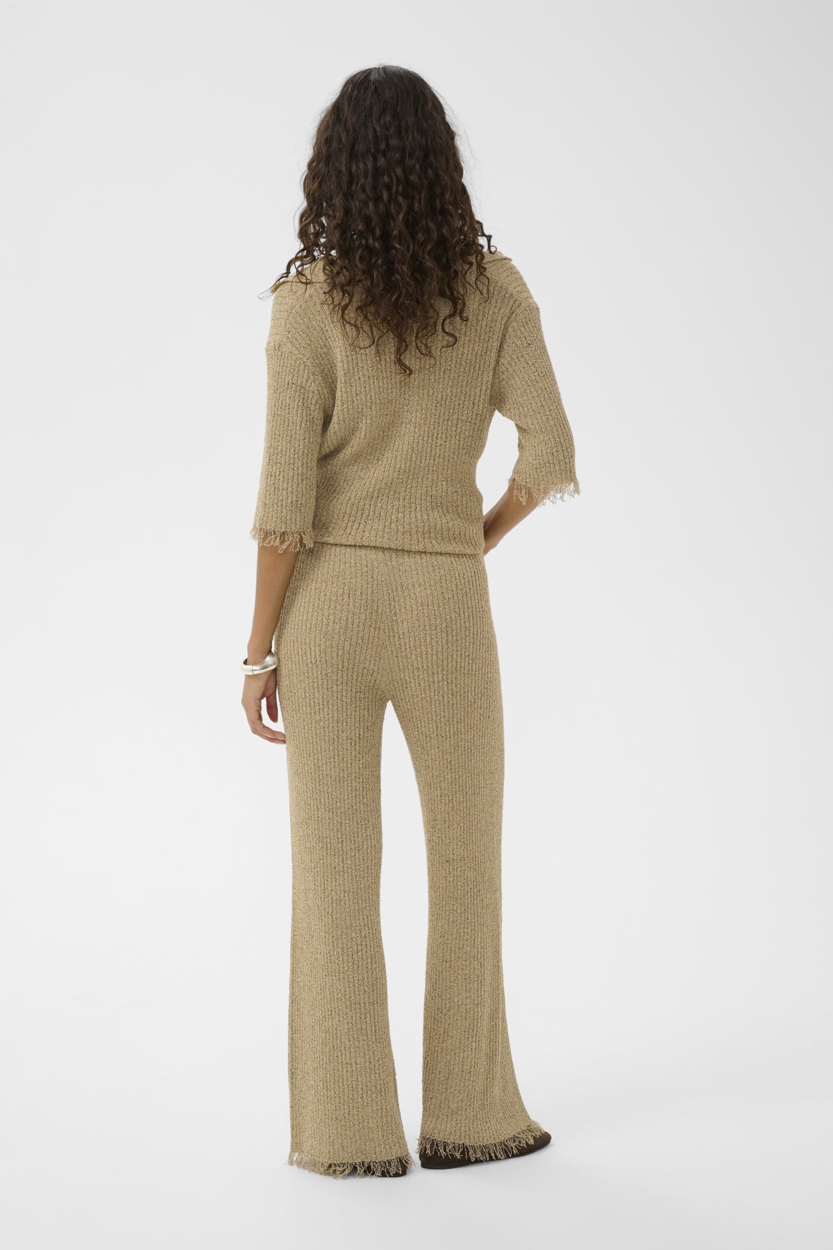 SLDuena Pants Reed Yellow Melange - 1309151 - 30409184