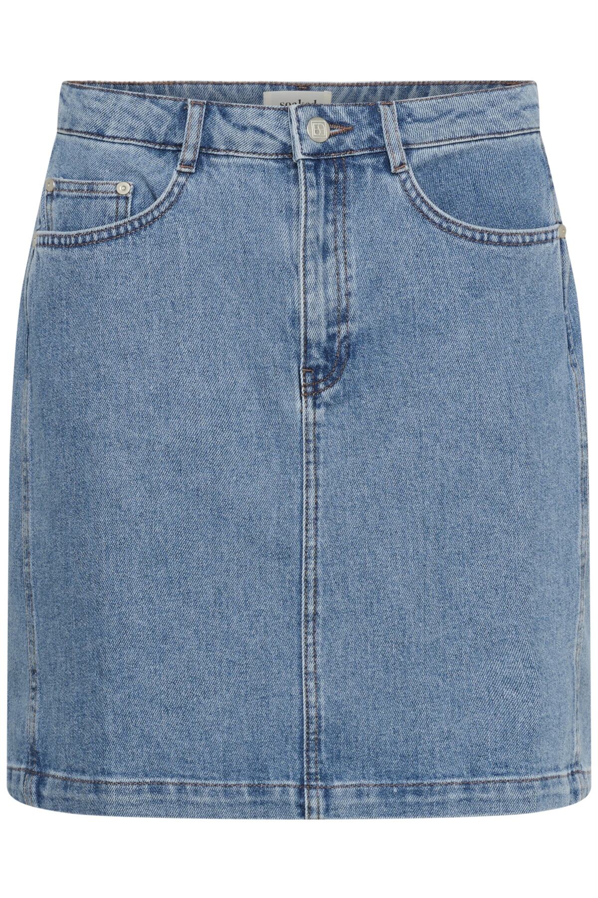 SLAdabella Skirt Light Blue Denim - 301233 - 30409202