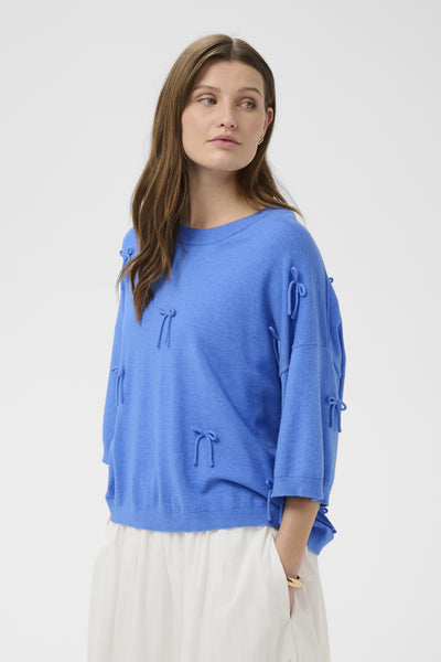 SLSpina Boxy Bow Pullover Regatta - 184039 - 30409226 Thumbnail