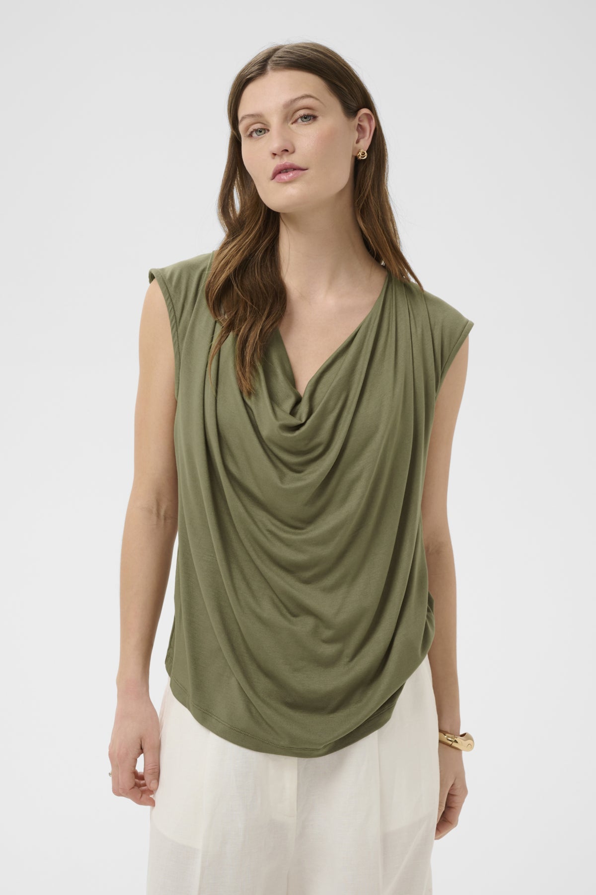 SLHanadi Waterfall Top Dusky Green - 170517 - 30409232