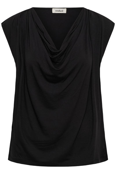 SLHanadi Waterfall Top Black - 194008 - 30409232 Thumbnail