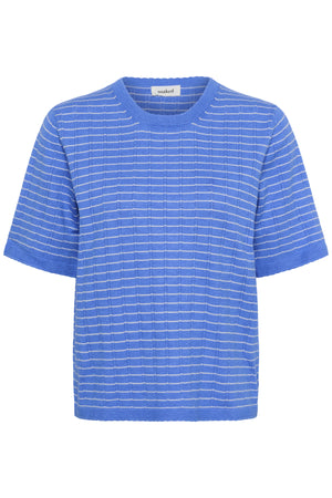SLSpina Pullover SS Regatta w Turtledove Stripe - - 30409267