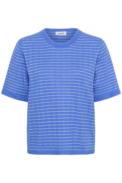 SLSpina Pullover SS Regatta w Turtledove Stripe - - 30409267 Thumbnail