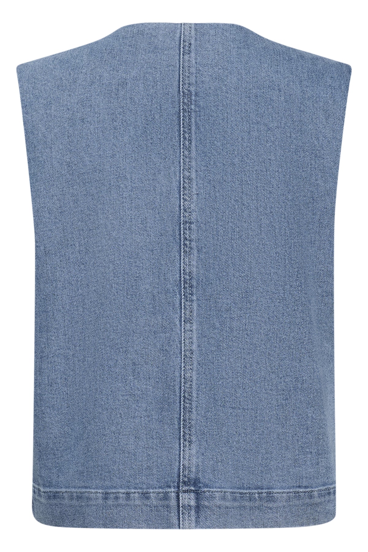 SLRinatina Waistcoat Medium Blue Denim - 301130 - 30409278