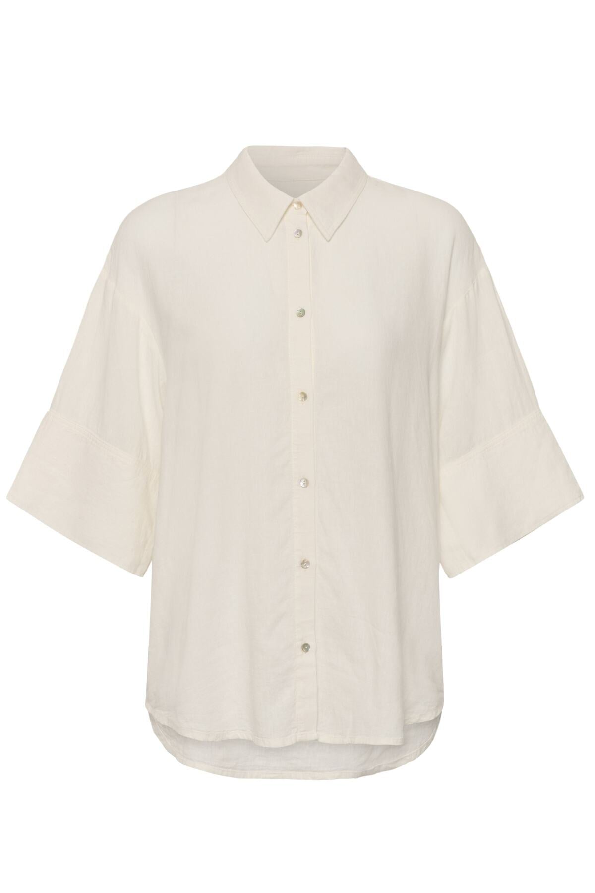 SLAria Shirt SS Broken White - 111001 - 30409286