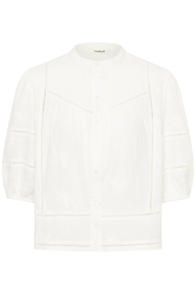 SLEmbla Shirt Broken White - 111001 - 30409288 Thumbnail