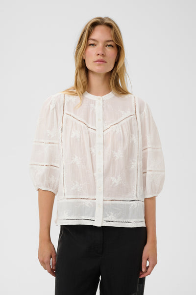 SLEmbla Shirt Broken White - 111001 - 30409288 Thumbnail