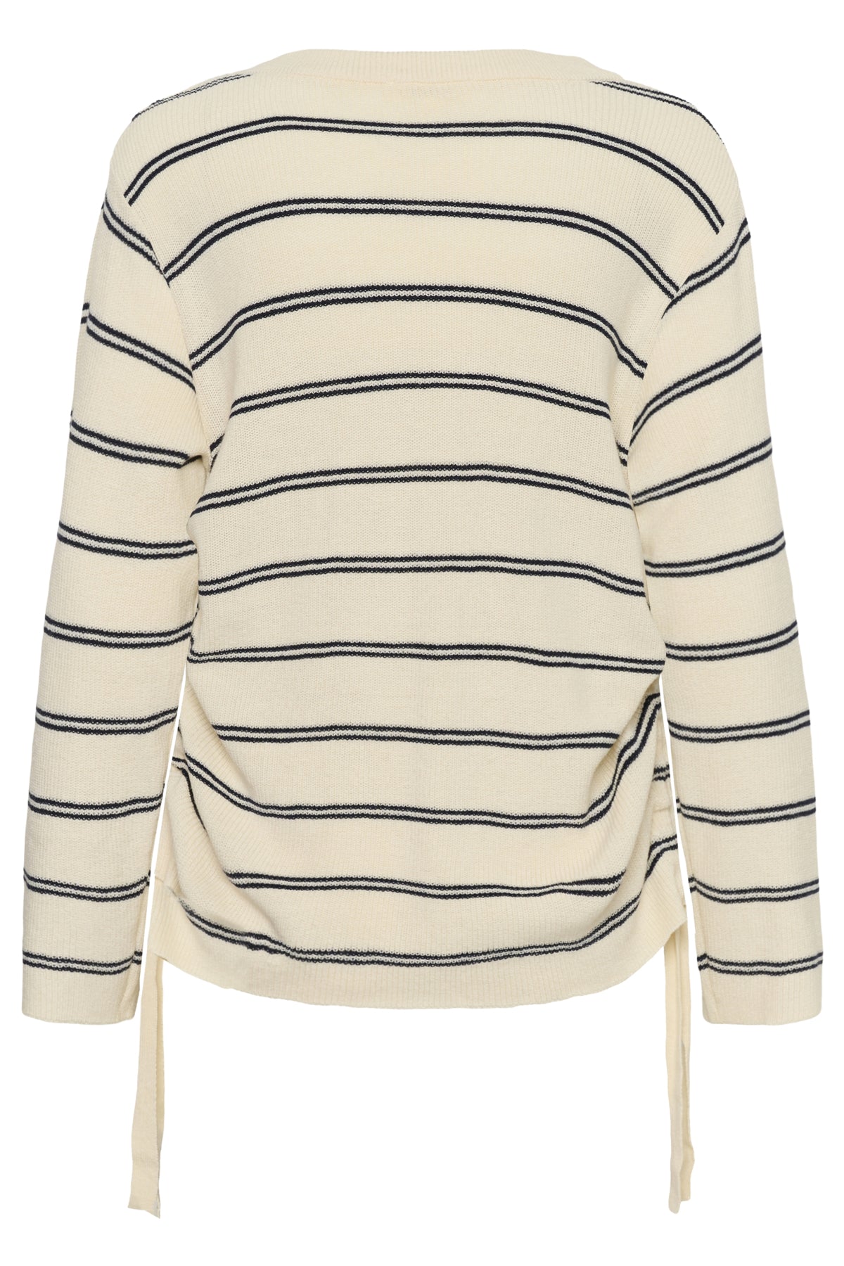 SLSanja Ruching Pullover Turtledove v Navy Stripe - 305 - 30409303