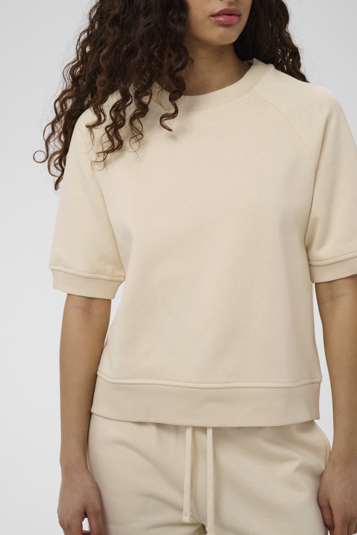 SLRolanda Sweatshirt SS Oatmeal - 130401 - 30409318