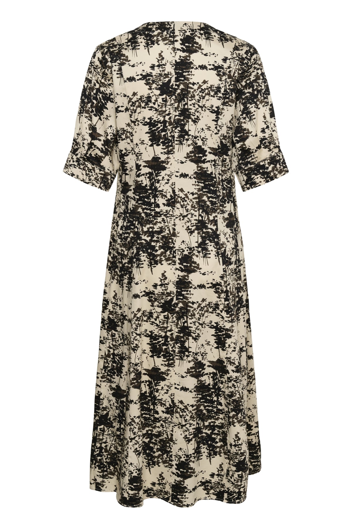 SLNaelle Chaman Printed Dress Oatmeal Forest - 305085 - 30409353
