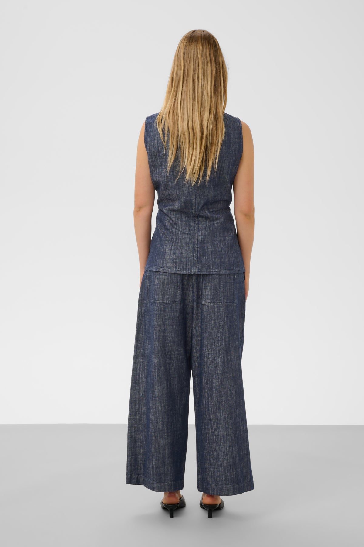 SLLufira Pants Dark Blue Denim - 301728 - 30409355