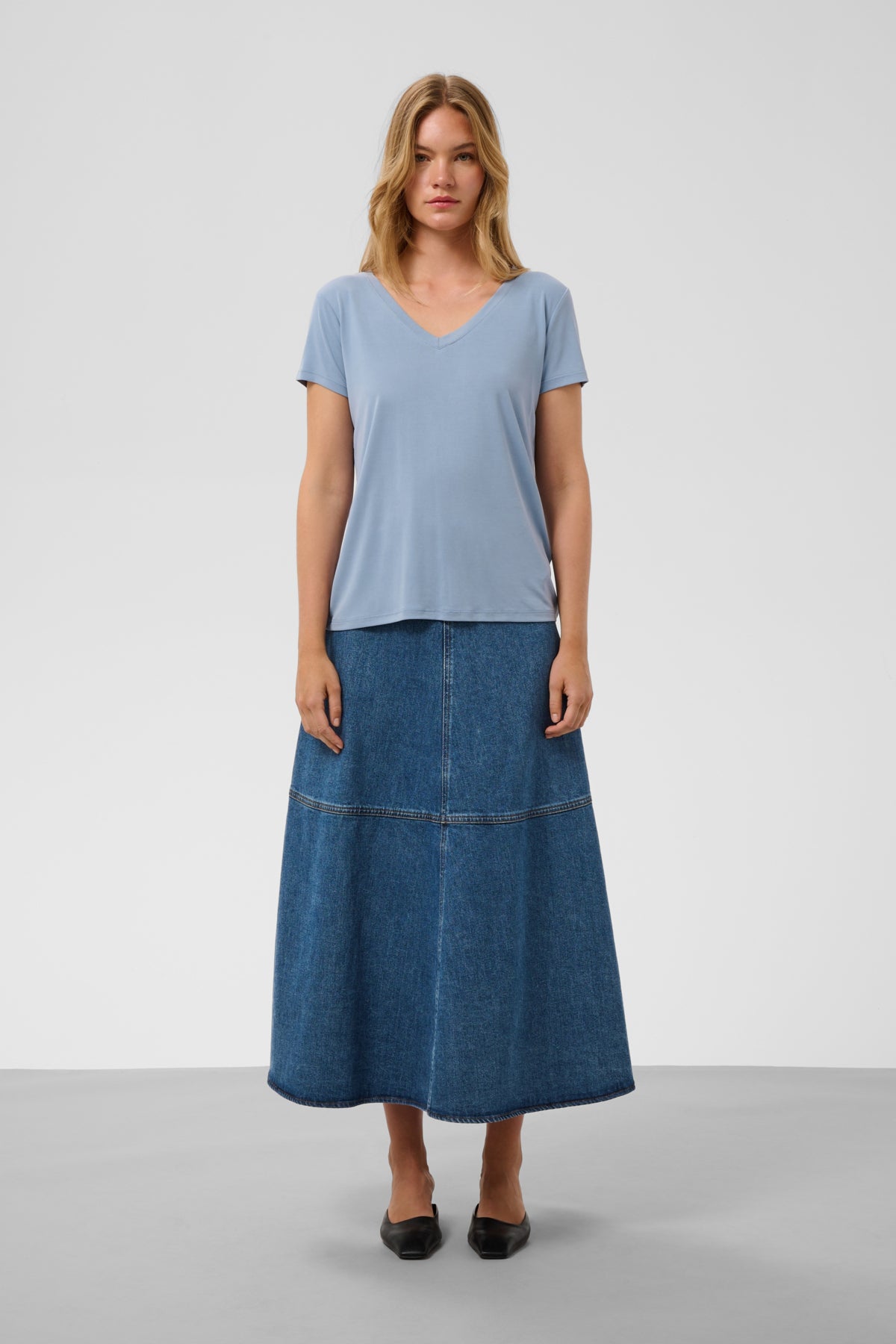SLLogone Skirt Medium Blue Denim - 301130 - 30409363