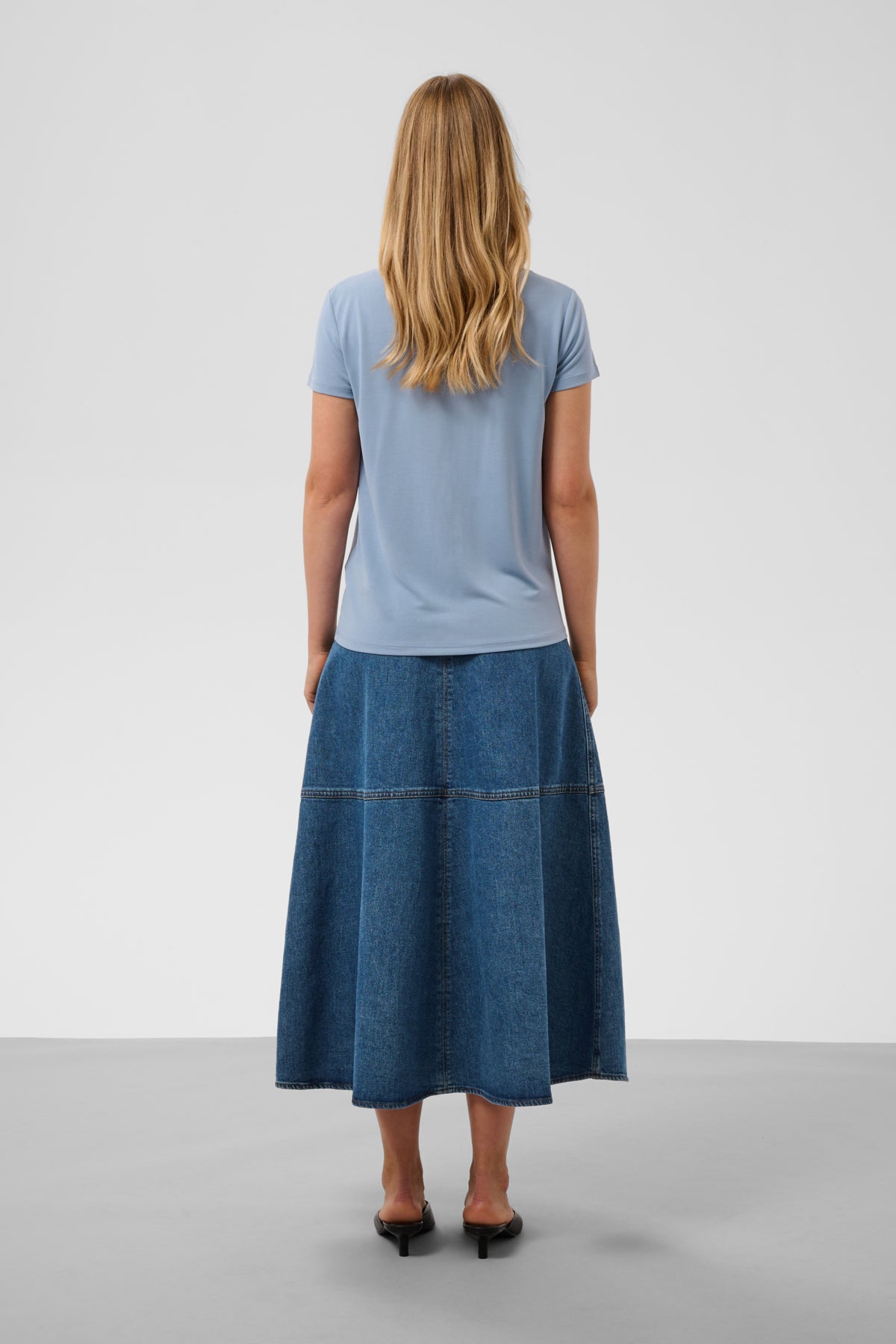 SLLogone Skirt Medium Blue Denim - 301130 - 30409363