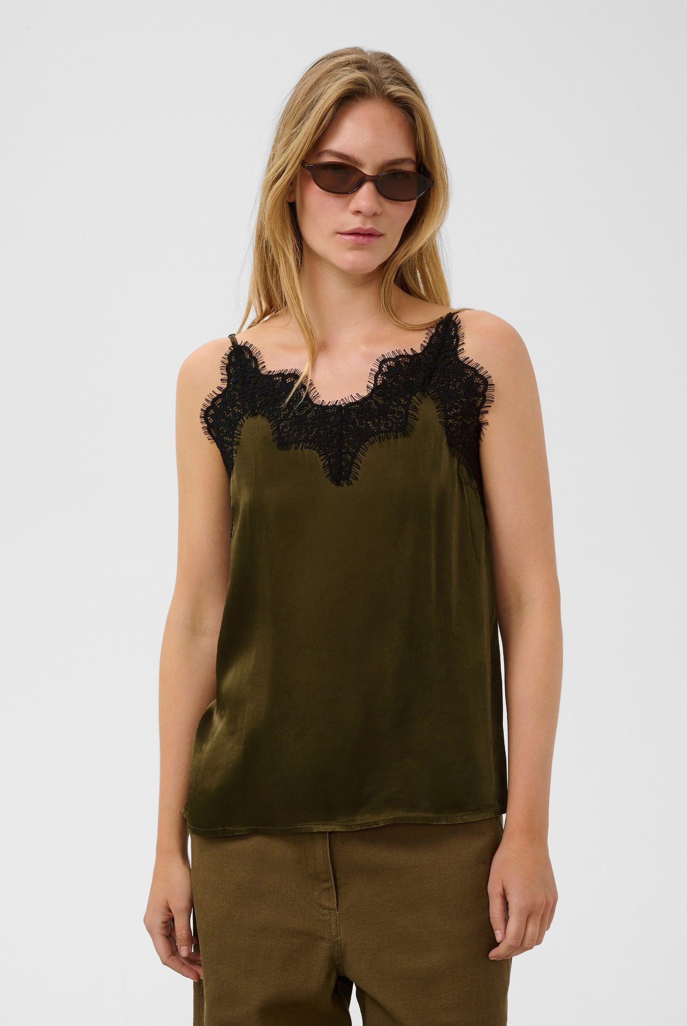 SLIrini Lace Top Beech - 190618 - 30409378