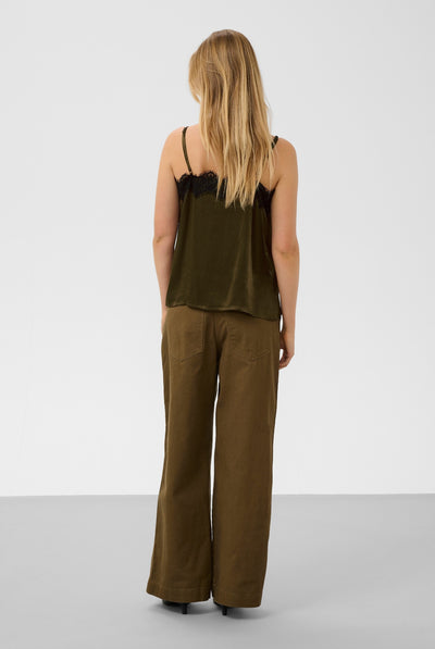 SLIrini Lace Top Beech - 190618 - 30409378 Thumbnail