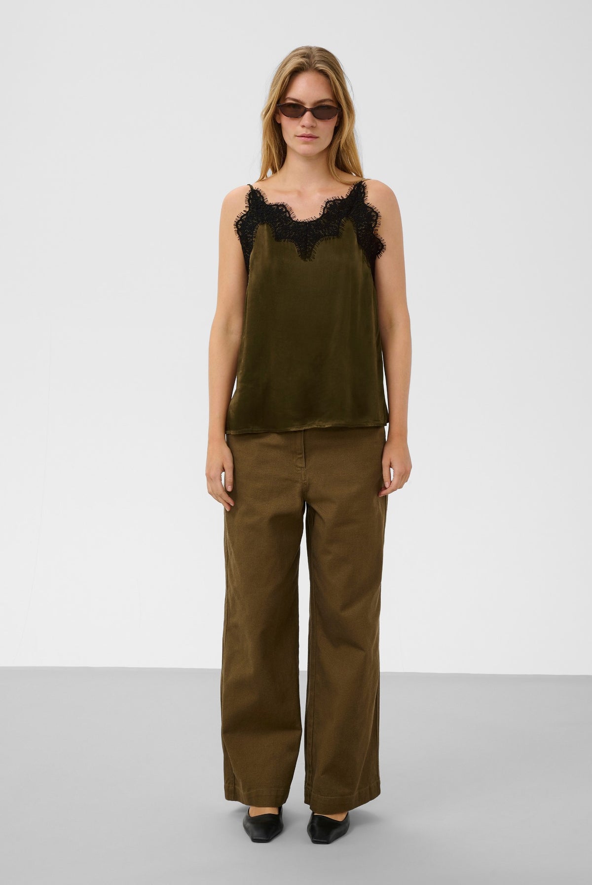 SLIrini Lace Top Beech - 190618 - 30409378