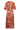 SLClero Midi Printed Dress SS Pureed Pumpkin Flower Print - - 30409386