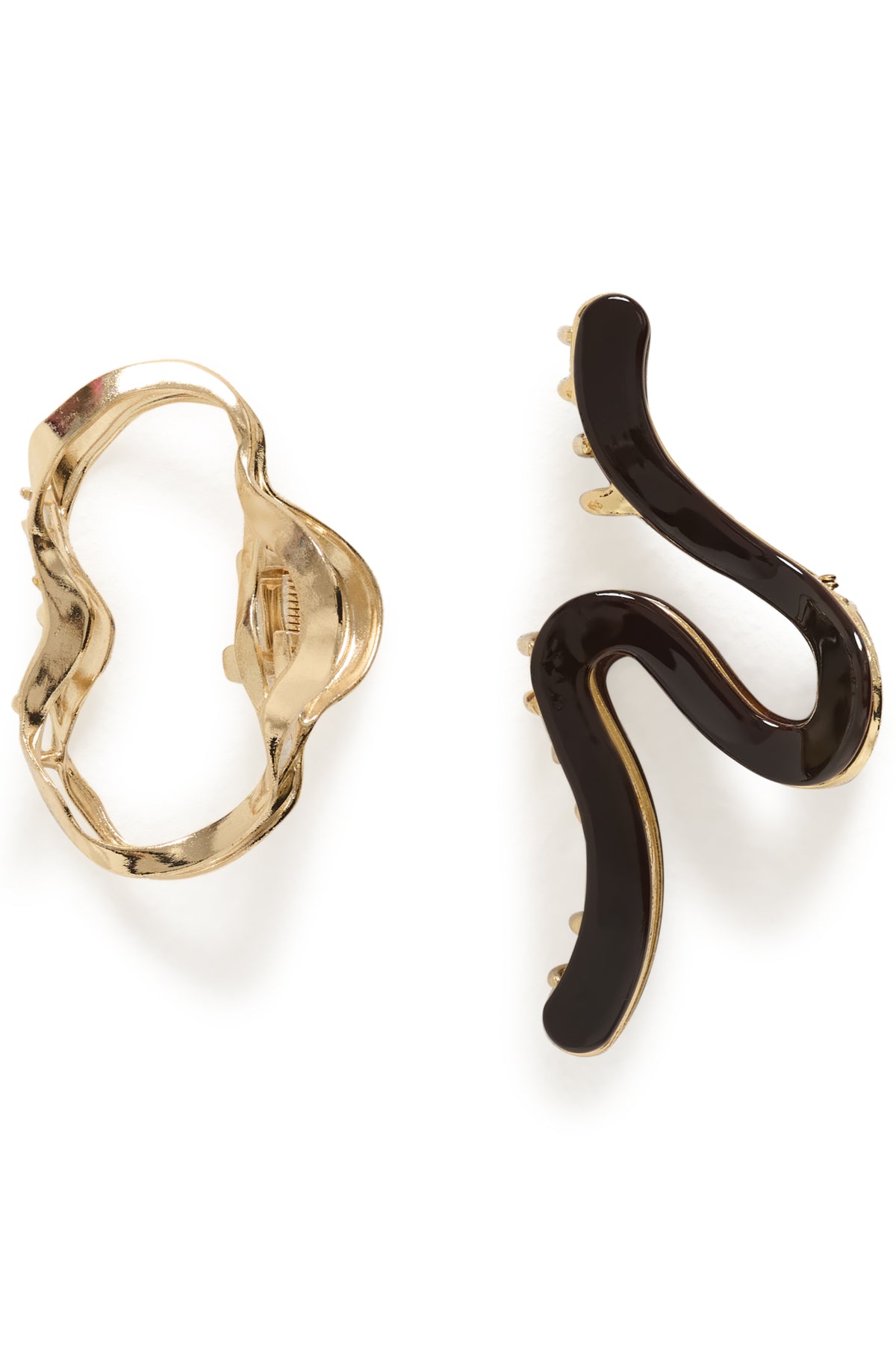 SLInah Hair Clips 2-Pack Gold - 150927 - 30409398