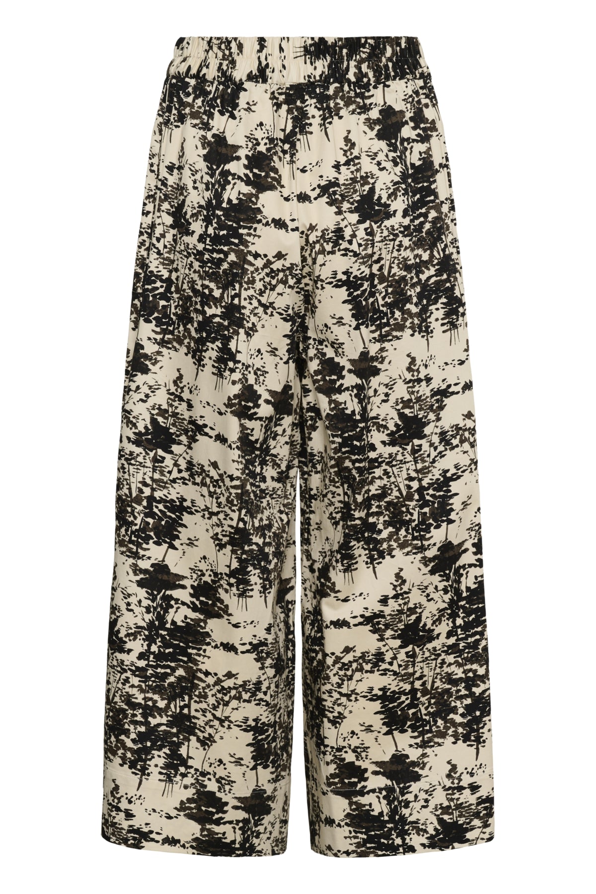SLNaelle Printed Pants Oatmeal Forest - 305085 - 30409405