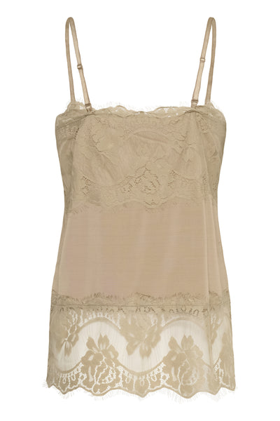 SLColumbine Lace Singlet Silver Mink - 171312 - 30409409 Thumbnail