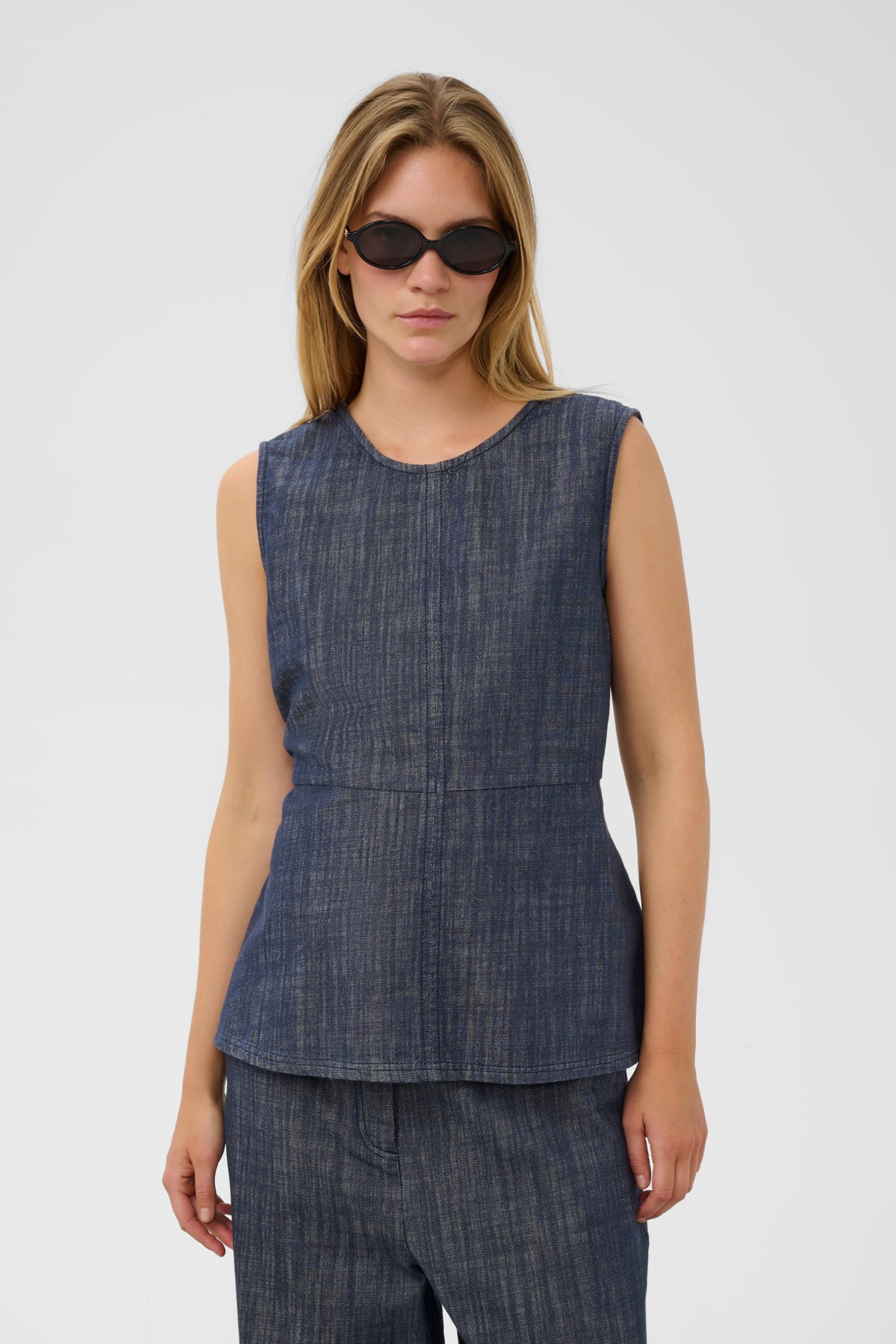 SLLufira Top Dark Blue Denim - 301728 - 30409411