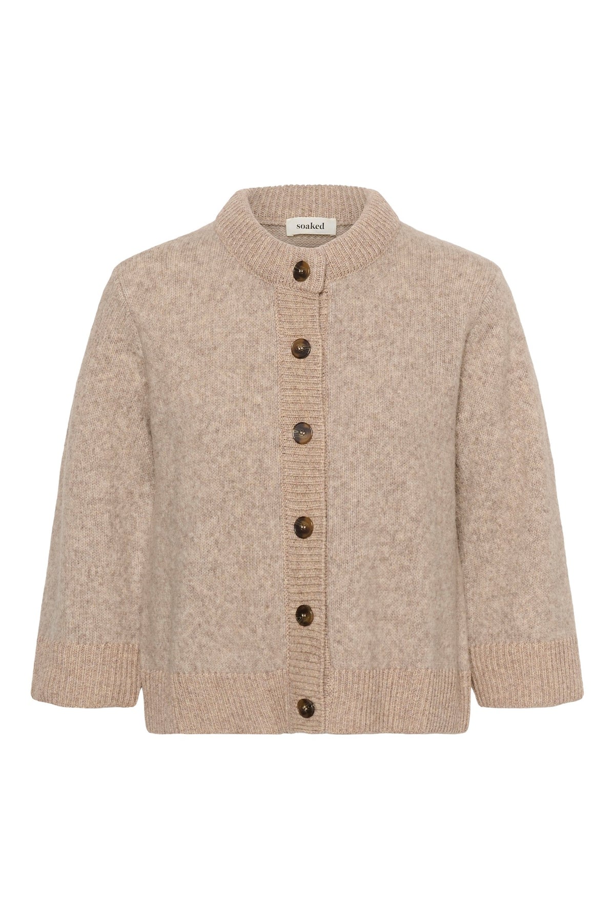 SLIdalia Cardigan SS Walnut Melange - 1811121 - 30409424