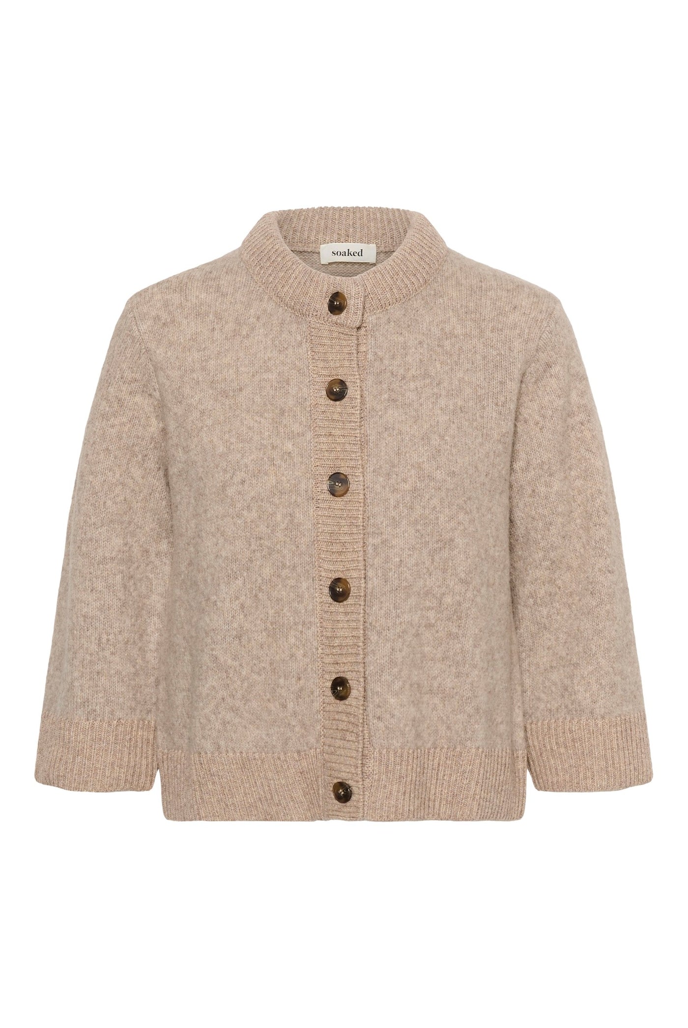 SLIdalia Cardigan SS Walnut Melange - 1811121 - 30409424