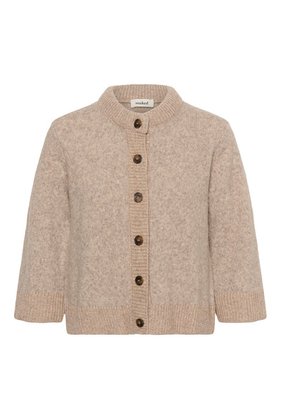 SLIdalia Cardigan SS Walnut Melange - 1811121 - 30409424 Thumbnail