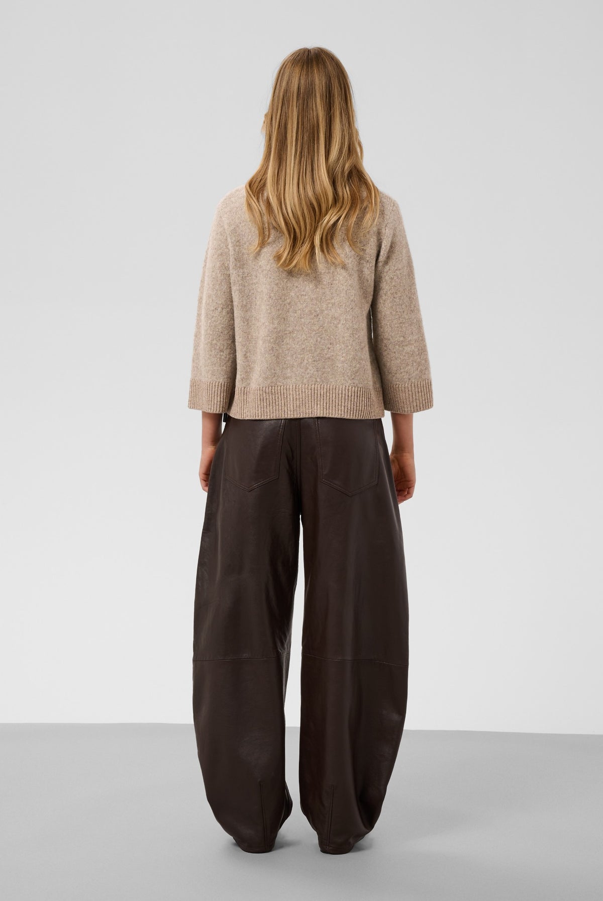 SLIdalia Cardigan SS Walnut Melange - 1811121 - 30409424