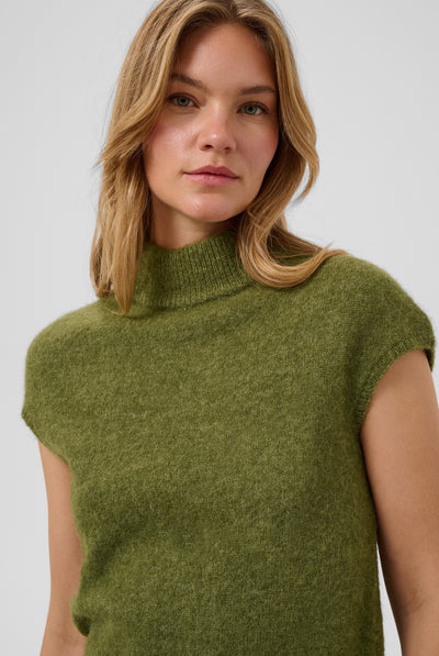 SLAnina Top Loden Green Melange - 1804221 - 30409433 Thumbnail