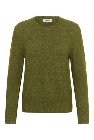 SLAnina Molina Crew-Neck Pullo Loden Green Melange - 1804221 - 30409434