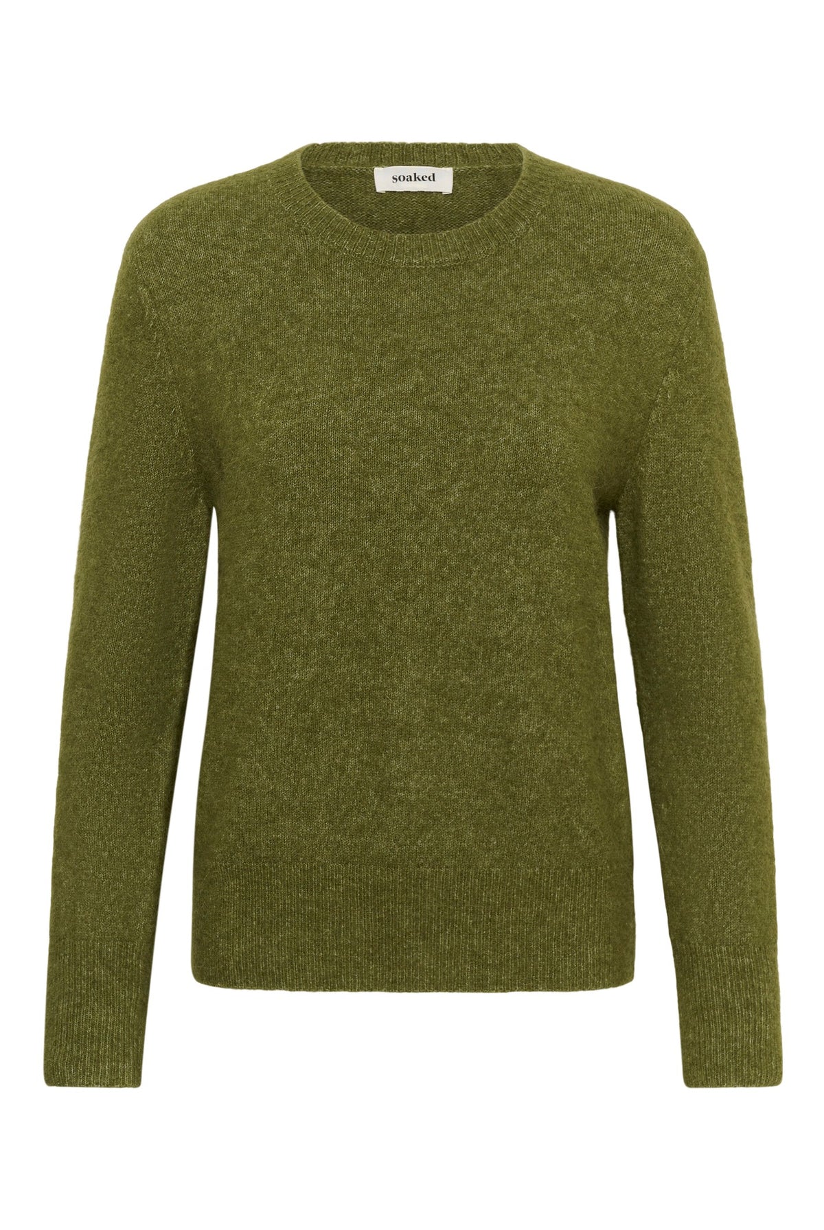 SLAnina Molina Crew-Neck Pullo Loden Green Melange - 1804221 - 30409434